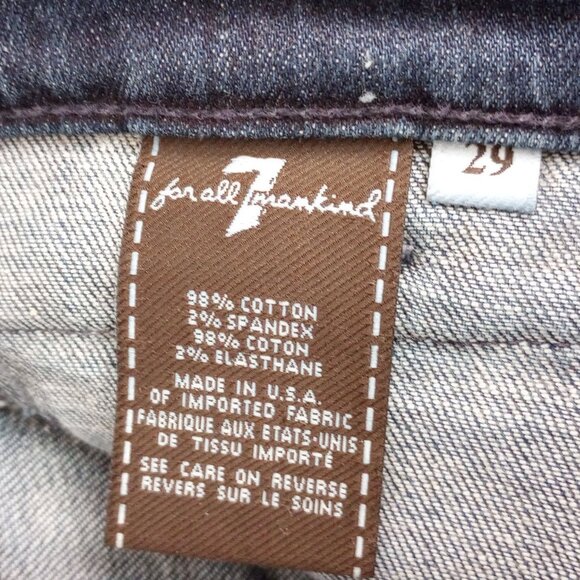 7 for All Mankind Georgia Flare Leg Denim Jeans - Picture 4 of 10